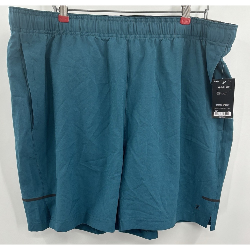 Xersion Men's Size XL Drawstring Workout Quick Dri RipStop Shorts 7" Inseam